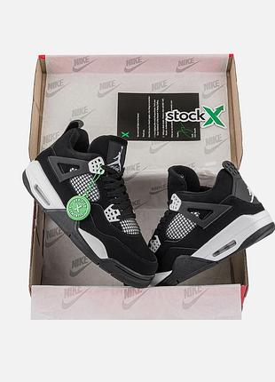 Nike air jordan 4 retro black-white