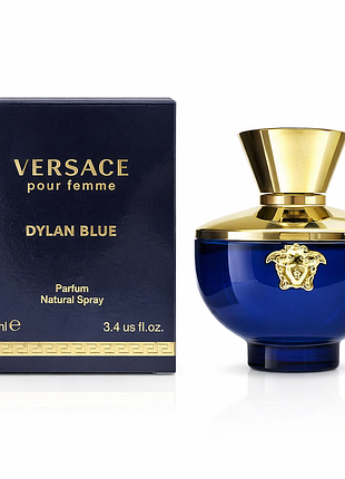 Женская парфюмированная вода versace dylan blue pour femme 100 мл — версаче деловой блю