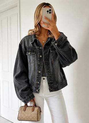 Вінтажна джинсова куртка moschino jeans