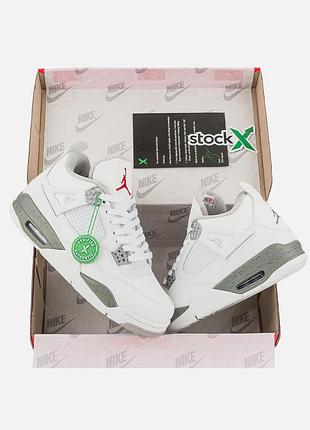 Nike air jordan 4 retro 'white oreo'