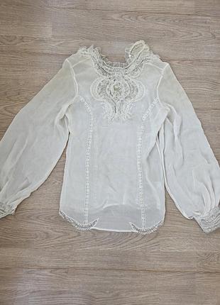 Красива блузка жіноча, xs-s, 34-36, ermanno scervino (38)