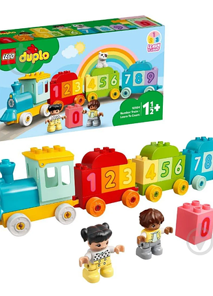 Акций конструктор lego duplo поезд с цифрами - учимся считать 23 детали