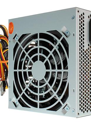 Блок питания casecom cm-500 atx 500 вт с вентилятором 120 мм grey