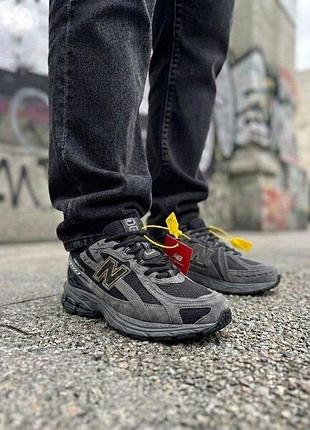 Кроссовки мужские new balance 740 thinsulate термо gore-tex grey/black серые, демисезонные 41 42 43 44 45