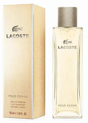 Женская парфюмированная вода lacoste pour femme 90 мл - лакост пурпур фем