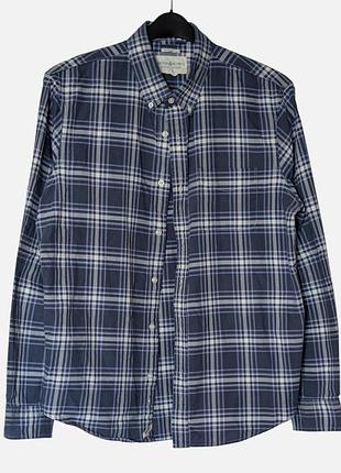 Polo ralph lauren denim supply рубашка в клетку синяя фланель размер l оригинал в клетку levis