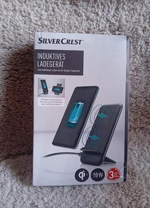 Silvercrest induktives ladegerät – это настольное беспроводное зарядное устройство.

мощность: до 10 вт для быстрой зарядки.