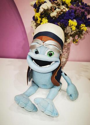 🐸 легендарный crazy frog (крейзи рогов) 30 см - музыкальный, rare мем! 🎵 (нюанс)