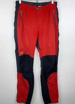 Чоловічі трекінгові штани rab torque pants (розмір l) софтшелл штани для альпінізму та походу