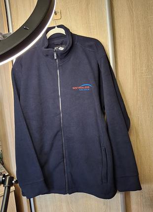 Флисловая кофта батал мужская xxl
