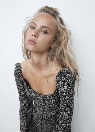 Плаття в горошок від zara