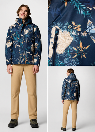 Куртка columbia hikebound™ ii printed / коламбия hikebound ii мужская мембранная куртка l
