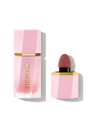 Жидкие румяна sheglam color bloom liquid blush #real deal 5.2ml