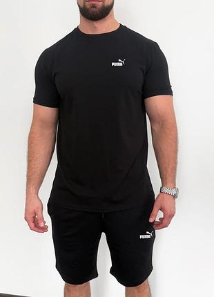 Футболка чоловіча puma біла або чорна