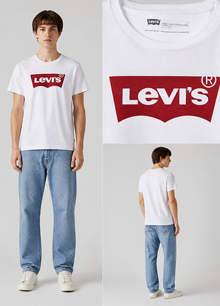 Футболка levi's / футболка левис хлопковая с логотипом | оригинал | l, xl