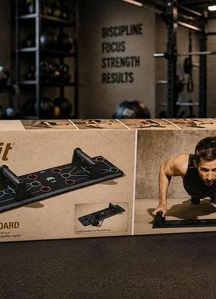 Багатофункціональна складна дошка для віджимань crivit push-up board 12 в 1