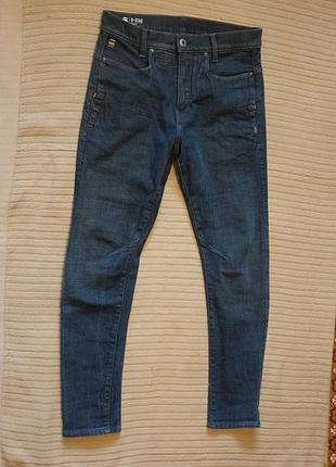 Тяжелые фирменные гибридные джинсы g-star raw hombre  d staq 9 pocket slim jeans 30|30