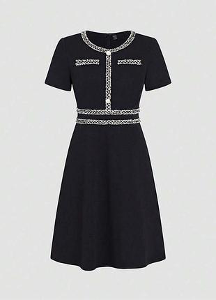 Стильна чорна сукня shein