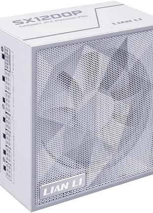 Блок питания lian li sx1200p atx 1200 вт 80 plus platinum 100–240 в white (g9p.sx1200p.w000.eu)