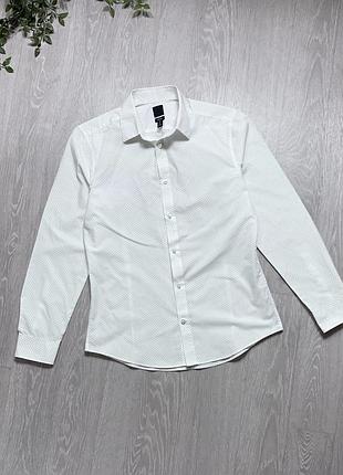 Сорочка h&amp;m (m) slim fit