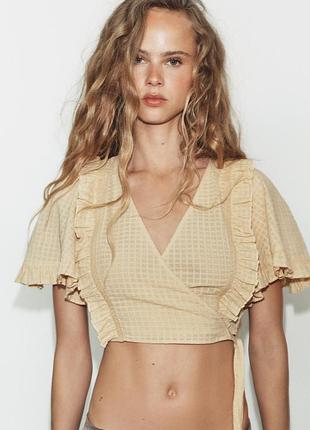 Топ жіночий структурований зара zara l