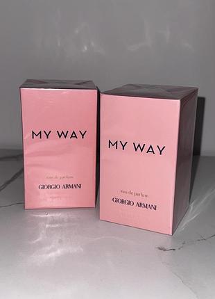 Парфуми жіночі ✨ my way armani✨90 мл дуже шлейфові парфюм армані май вей
