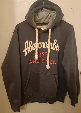 Винтажное худи abercrombie & fitch authentic vintage (размер xl)