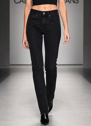 Джинси жіночі calvin klein jeans графітові s (28) бавовна з еластаном