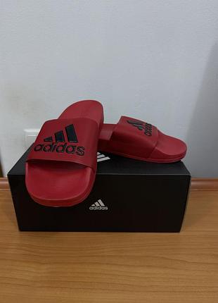 Чоловічі шльопанці adidas adilette shower ee7039 red, 42 eur, нові