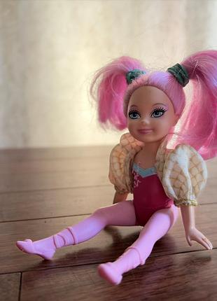 🎀 лялька barbie dreamtopia chelsea з рожевим волоссям 💕