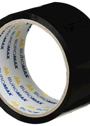 Клейка стрічка пак. 48мм x 35м, чорна bm.7007-01 тм buromax