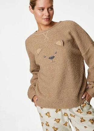 Затишний домашній світшот spencer teddy от marks&spencer