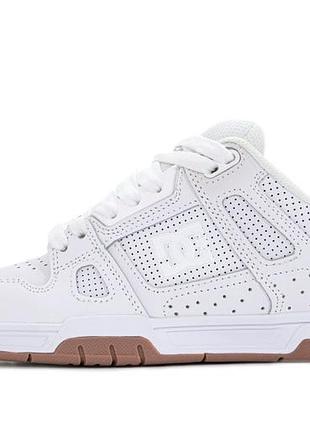 Кросівки dc shoes stag white gum