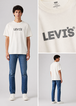 Футболка levi’s / футболка левіс бавовняна з логотипом | оригінал | xl