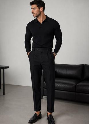 Чоловічі класичні брюки від boss 96 wool