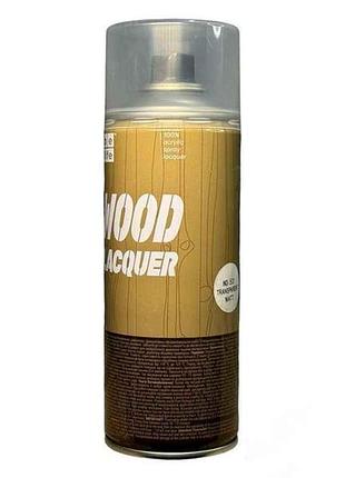 Лак аерозольний 400мл матовий акриловий wood laquer (яхтний) тм be life