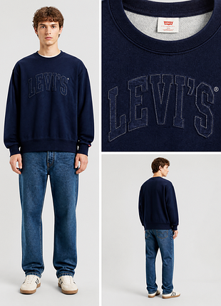 Свитшот levi’s / світшот левіс чоловічий бавовняний повсякденний оригінал  m, l, xl