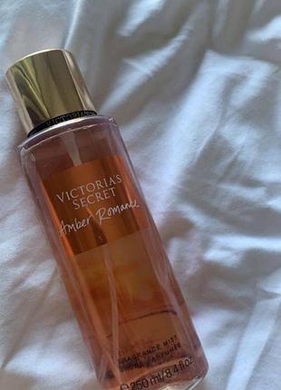 Спрей victoria’s secret amber romance ✨
