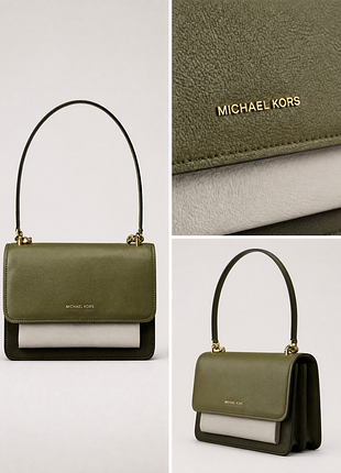 Michael kors bag claire pistachio mlt / майкл корс жіноча сумка оригінал