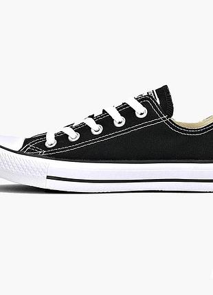 Кеди чоловічі converse all star ox m9166c black m9166c
