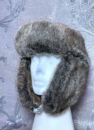 Зимняя женская шапка ушанка barbour wax fur hat original m размер 56-58 см теплый искусственный мех хлопок barbour tartan стиль casual heritage зима