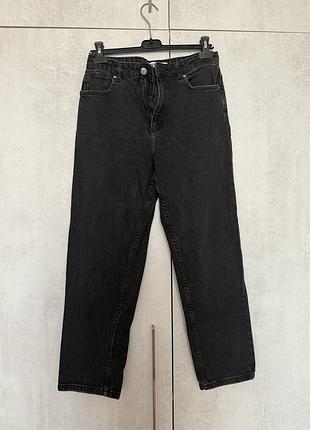 Джинси чорні прямі (zara)