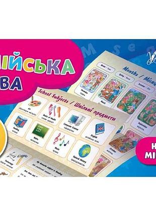 Міні-плакати навчальні англійська мова 3 клас арт.20898 тм ула