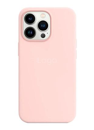 Чехол silicone case with magsafe для iphone 13 pro мятная упаковка chalk pink