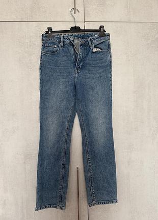 Джинси сині &denim (vintage slim high waist)