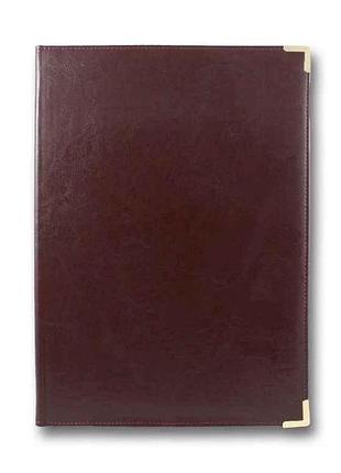 Папка гостиная а4 sarif бордовый 230х320 ппв-5 тм brisk-office