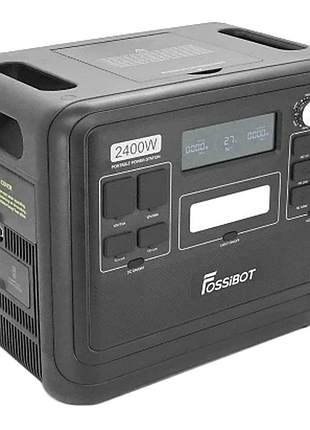 Портативний зарядний пристрій fossibot f2400 2200w/2048wh mppt 500w lifepo₄