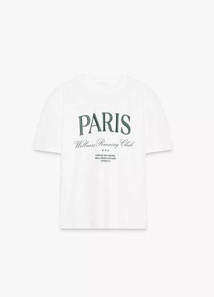 Футболка zara paris