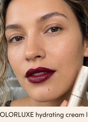 🌹 розкішна зволожуюча помада janě iredale colorluxe hydrat