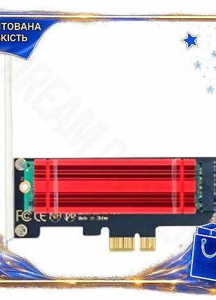 Dm плата адаптер fenvi специфікація 2.2 ssd pcie 3.0 x1 для nvme ssd з радіатором підключення до комп' spe|lz